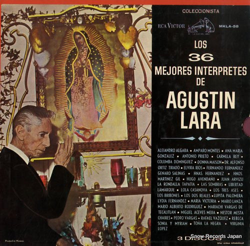 V/A los 36 mejores interpretes de agustin lara MKLA-58