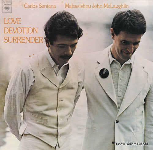 SANTANA, CARLOS, AND MAHAVISHNU JOHN MCLAUGHLIN love devotion surrender KC32034