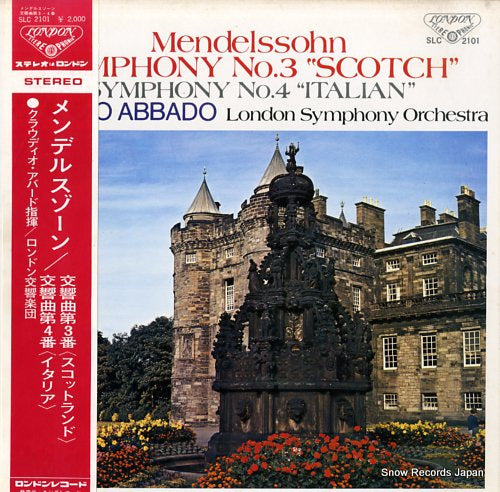 ABBADO, CLAUDIO mendelssohn; symphony no.3 "scotch" SLC2101