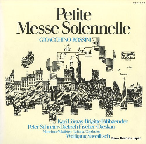 SAWALLISCH, WOLFGANG rossini; petite messe solennelle OQ-7118-9-K