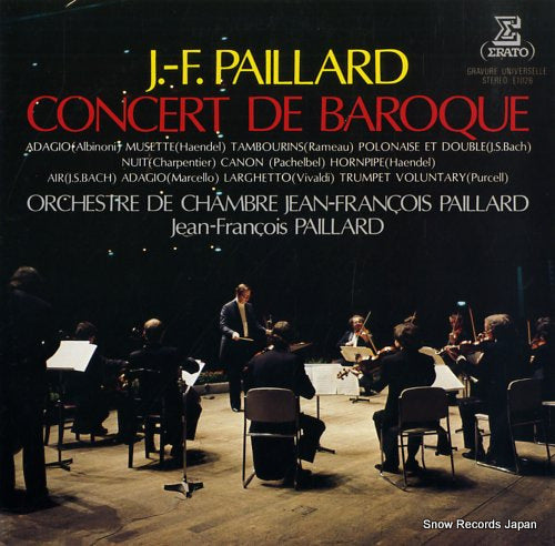 PAILLARD, JEAN-FRANCOIS paillard; concert de baroque E1026