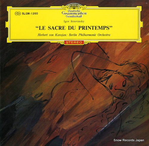 KARAJAN, HERBERT VON stravinsky; le sacre du pritemps SLGM-1260
