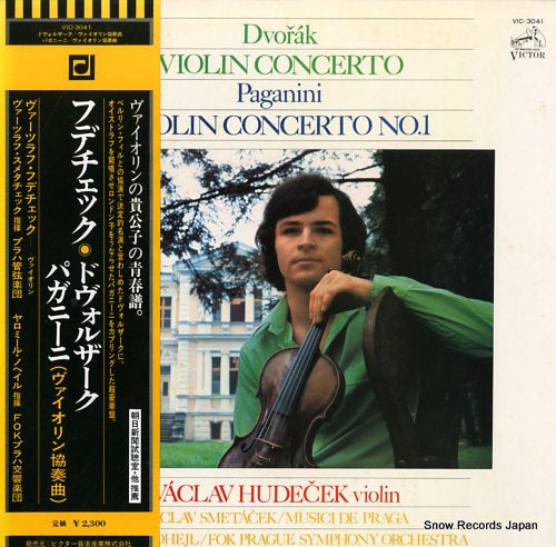 HUDECEK, VACLAV dvorak / paganini; violin concerto VIC-3041