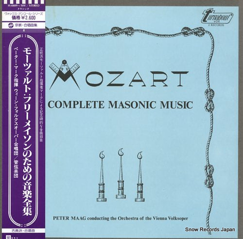 MAAG, PETER mozart; complete masonic music H-4409-10V