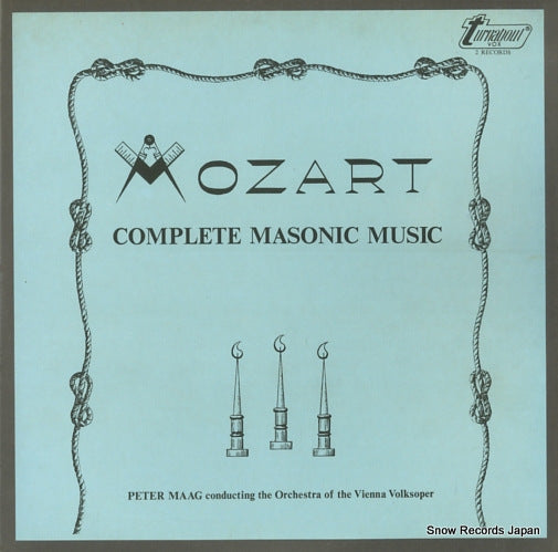 MAAG, PETER mozart; complete masonic music H-4409-10V