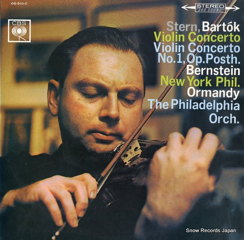 STERN, ISAAC bartok; violin concerto & no.1 op.posth OS-510-C