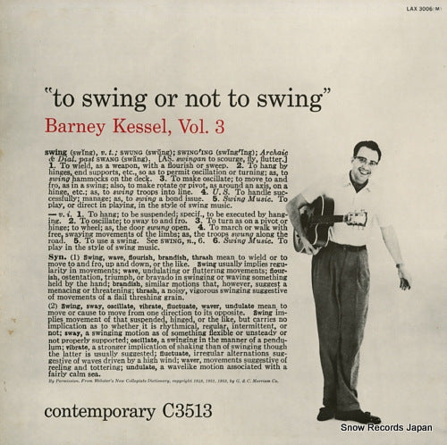 KESSEL, BARNEY to swing or not to swing LAX-3006(M)