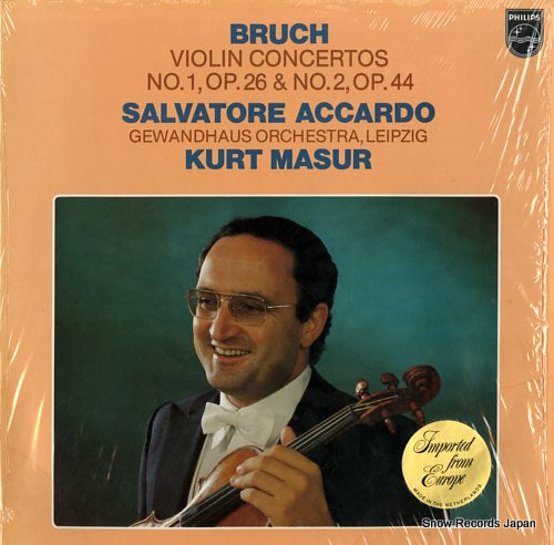 ACCARDO, SALVATORE bruch; violin concertos no.1, op.26 & no.2, op.44 9500422