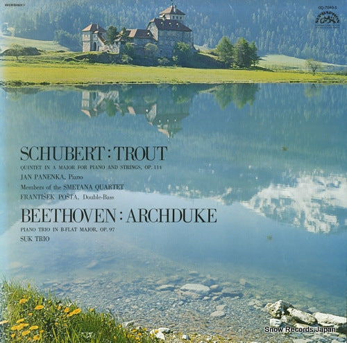 PANENKA, JAN / SUK TRIO schubert; trout / beethoven; archduke OQ-7040-S