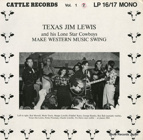 LEWIS, TEXAS JIM make western music swing vol.2 LP17