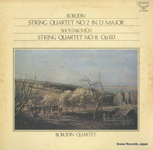BORODIN QUARTET borodin / shostakovich; string quartet GT9381