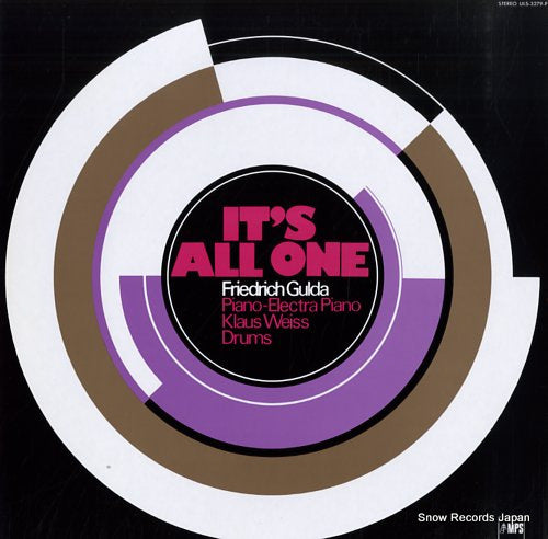 GULDA, FRIEDRICH it's all one ULS-3279-P