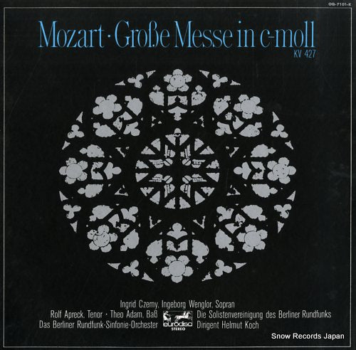 KOCH, HELMUT mozart; grobe messe in c-moll kv427 OQ-7101-K