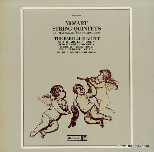 BARYLLI, QUARTET, THE mozart; string quintets k.515 & k.593 IWB-60022