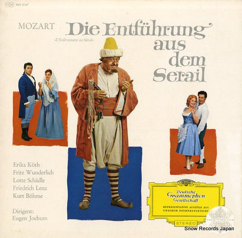 JOCHUM, EUGEN mozart; die entfuhrung aus dem serail MG2147