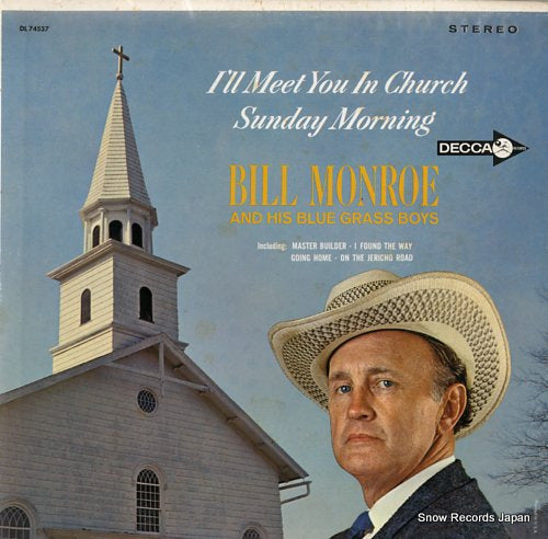 MONROE, BILL i'll meet you in church sunday morning DL74537