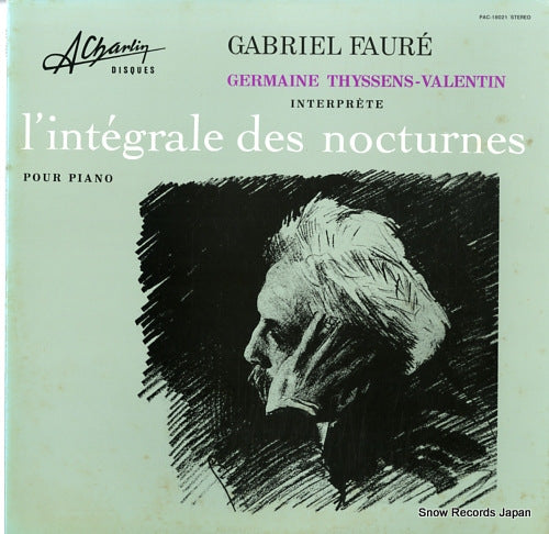 THYSSENS-VALENTIN, GERMAINE faure; integrale des nocturnes PAC-18021