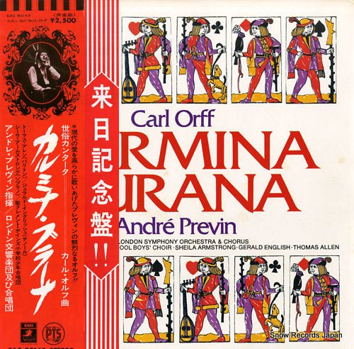 PREVIN, ANDRE orff; carmina burana EAC-80143