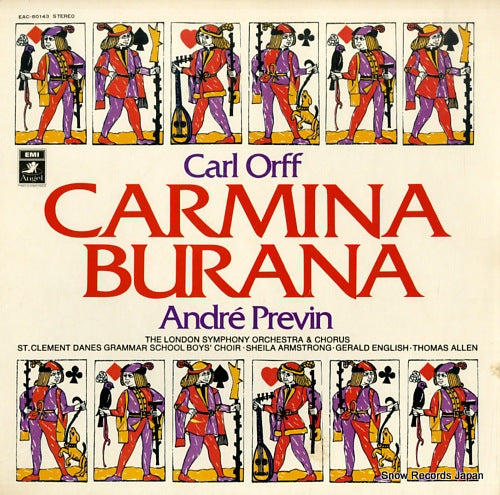 PREVIN, ANDRE orff; carmina burana EAC-80143