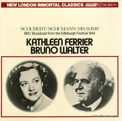 FERRIER, KATHLEEN schubert / schumann / brahms SOL5021/2M