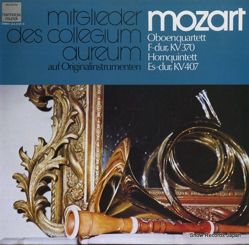 MITGLIEDER DES COLLEGIUM AUREUM mozart; oboequartett / hornquintett ULS-3239-H