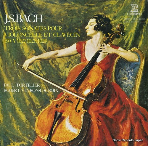 TORTELIER, PAUL bach; trois sonates pour violoncello et clavecin REL-1018