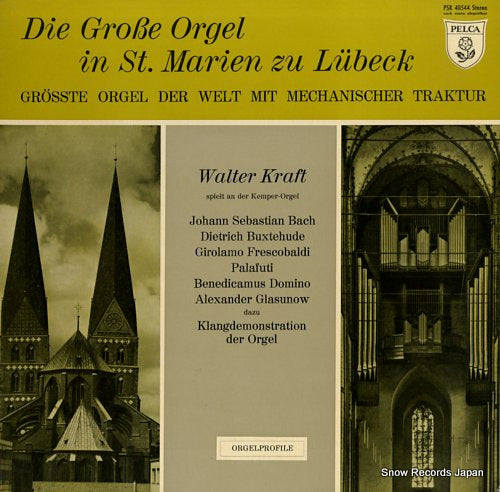 KRAFT, WALTER die grobe orgel in st. marien zu lubeck PSR40544