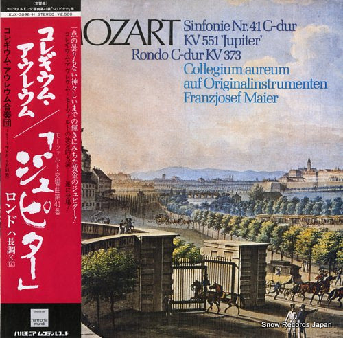 COLLEGIUM AUREUM mozart; sinfonie nr.41 c-dur kv 551 "jupiter" KUX-3096-H