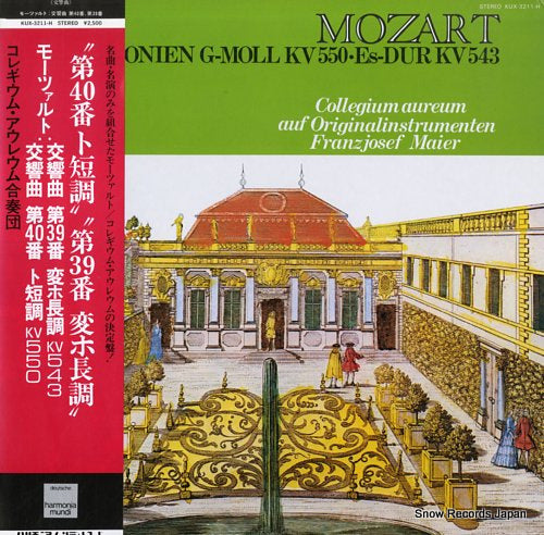 COLLEGIUM AUREUM mozart; sinfonien g-moll kv 550, es-dur kv 543 KUX-3211-H