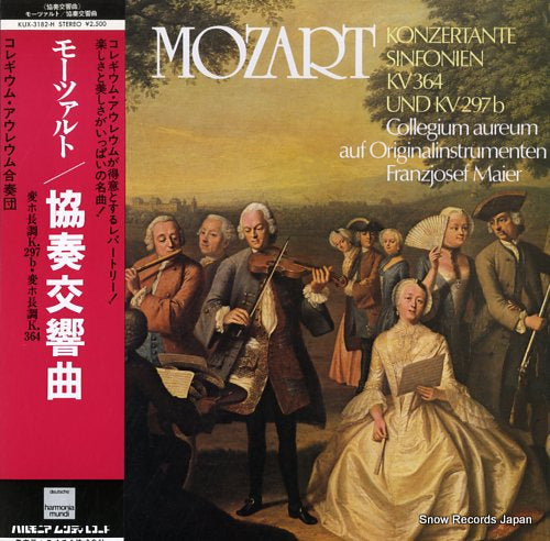 COLLEGIUM AUREUM mozart; konzertante sinfonien kv364 und kv297b KUX-3182-H