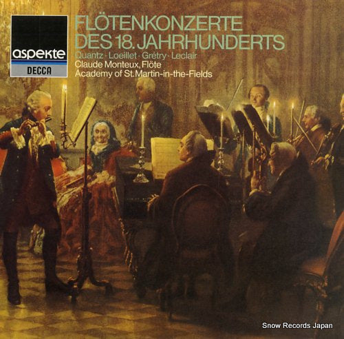 MONTEUX, CLAUDE flotenkonzerte des 18.jahrhunderts 6.41511