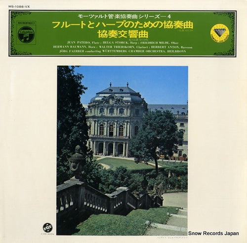 FAERBER, JORG mozart; concerto in c major for flute and harp MS-1088-VX