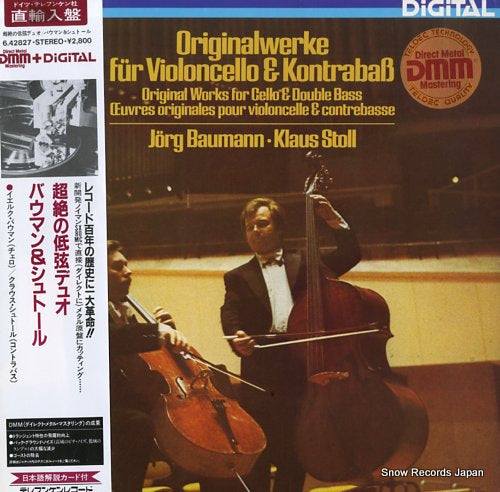 BAUMANN, JORG / KLAUS STOLL original works for cello & double bass 6.42827