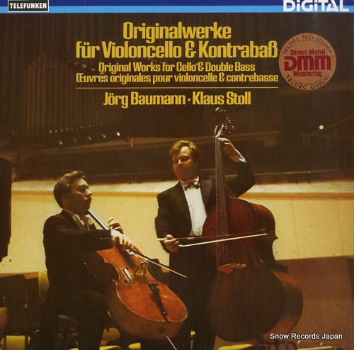 BAUMANN, JORG / KLAUS STOLL original works for cello & double bass 6.42827
