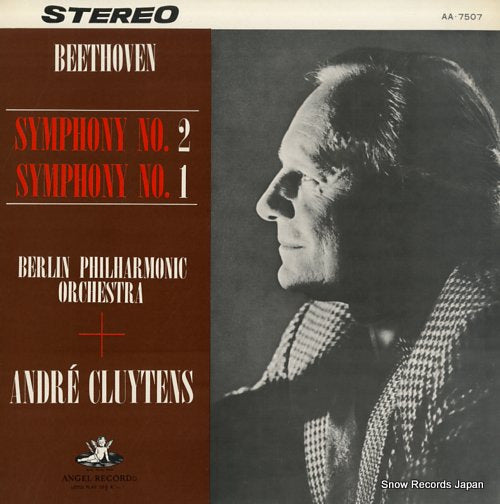 CLUYTENS, ANDRE beethoven; symphony no.2 & no.1 AA-7507