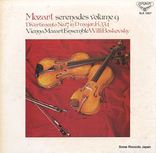 BOSKOVSKY, WILLI mozart; serenades volume 9 SLA1067