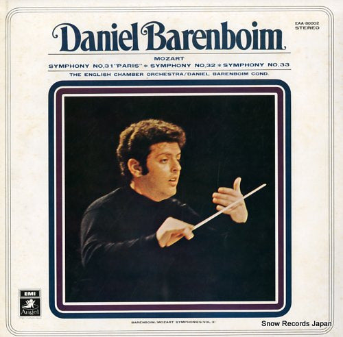 BARENBOIM, DANIEL mozart; symphony no.31 "paris", 32 & 33 EAA-80002