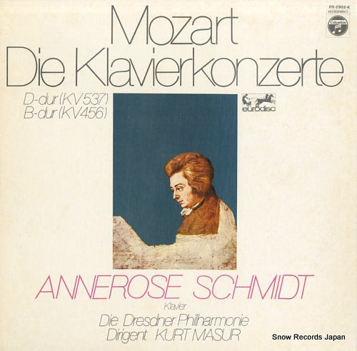 SCHMIDT, ANNEROSE mozart; die klavierkonzerte kv537 & kv456 OS-2902-K