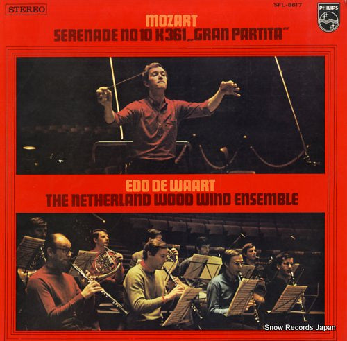 WAART, EDO DE mozart; serenade no.10 "gran partita" SFL-8617