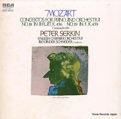 SERKIN, PETER mozart; concerto for piano and orchestra no.18 & 19 SRA-2993