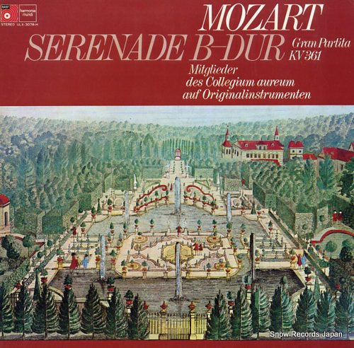 COLLEGIUM AUREUM mozart; serenade b-dur "gran partita" ULX-3078-H