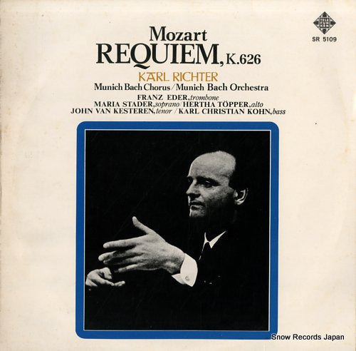 RICHTER, KARL mozart; requiem, k.626 SR5109
