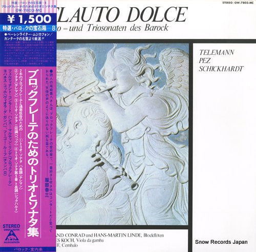 CONRAD, FERDINAND, AND HANS-MARTIN LINDE flauto dolce / duo und triosonaten des barock OW-7803-MC