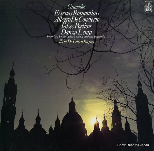 LARROCHA, ALICIA DE granados; escenas romanticas / allegro de concierto VIC-5262