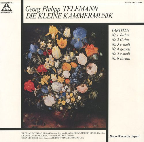 CONRAD, FERDINAND telemann; die kleine kammermusik OW-7799-MC