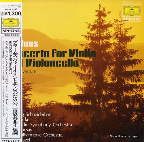 FRICSAY, FERENC brahms; concerto for violin and violoncello MGW5145