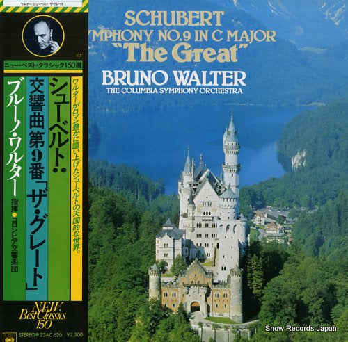 WALTER, BRUNO schubert; symphony no.9 "the great" 23AC620