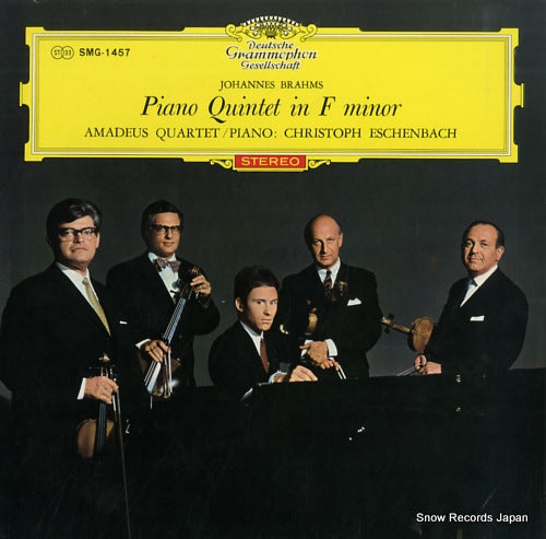 AMADEUS QUARTET brahms; piano quintet in f minor SMG-1457