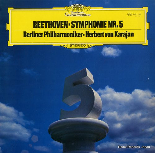 KARAJAN, HERBERT VON beethoven; symphonie nr.5 MG1125