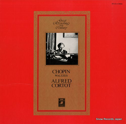 CORTOT, ALFRED chopin; waltzes GR-2310